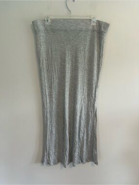 Guess xl grey maxi skirt with side slit